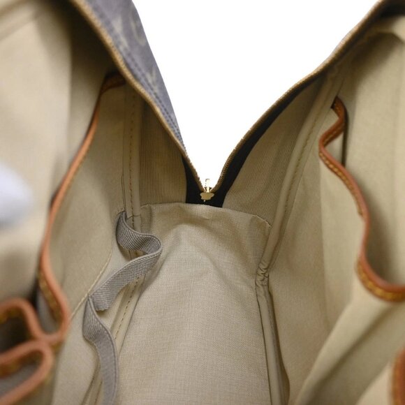 LOUIS VUITTON LV Logo Deauville Hand Bag Monogram Leather Brown M47270 30FC110 - Picture 12 of 15